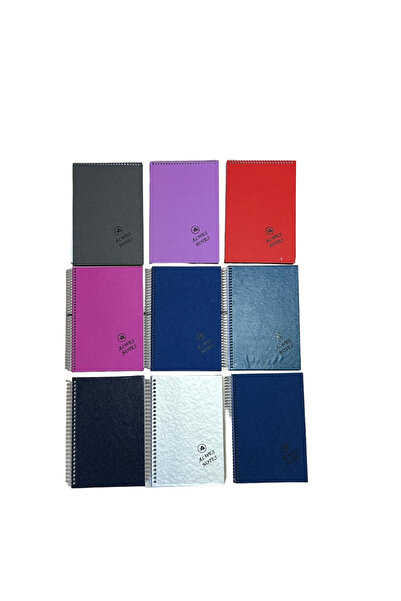 Pozitif Kırtasiye 80 Yaprak Kareli A5 Karton Kapak Spiralli Defter 100 Gr.