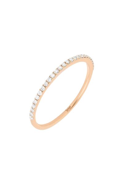 Sirius Pırlanta Pırlanta İnce Yarım Tur Yüzük