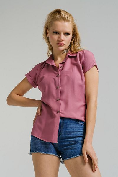 armonika Cămașă cu mânecă scurtă pentru femei Dusty Rose ARM-19Y001065