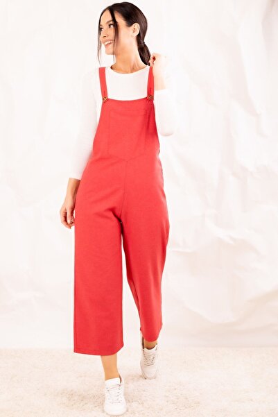 armonika Women's Pomegranate Flower Gardener Overalls ARM-20K001117