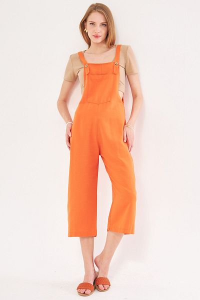 armonika Orange Women's Gardener Jumpsuit - ARM-20K001117