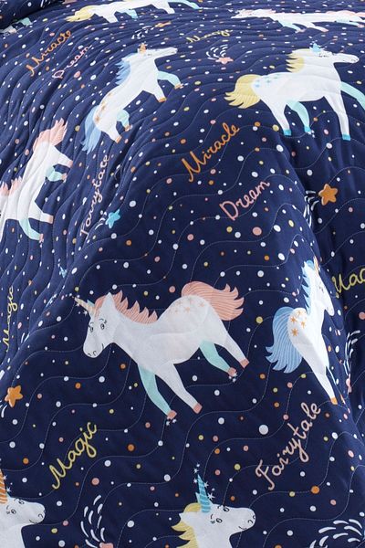 Eponj Home Капитониран комплект кувертюри двоен MagicUnicorn Laci
