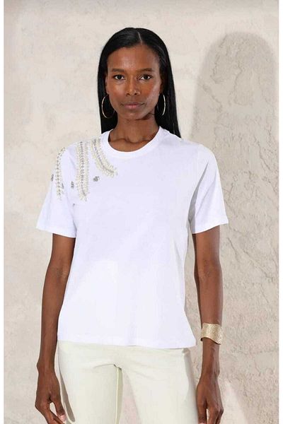KAROL Cycling Neck Stone T-Shirt