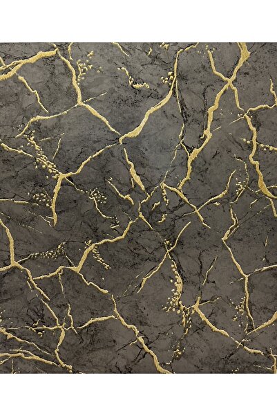Home Sf 625 Koyu Antrasit Renkli Gold Damarlı Doğal Mermer Görünümlü Dolap Ve Tezgah Yapışkanlı Folyo