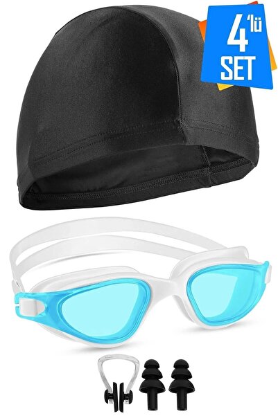 ALASTOR مجموعة من 4 نظارات سباحة للسباحة مضادة للضباب في حوض السباحة والبحر م...