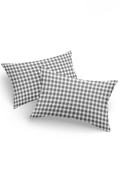 Eponj Home Black İlove Combination - Față de pernă 2 piese 50x70 cm