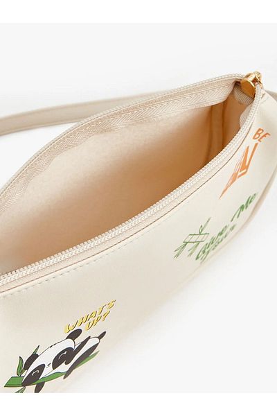 LC Waikiki LCW ACCESSORIES حقيبة يد للفتيات ذات مظهر جلدي