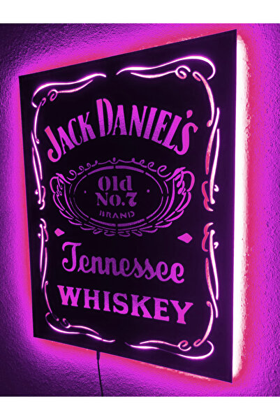 dekoraven Jack Daniels Led Işıklı Tablo