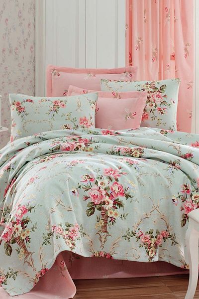 Eponj Home Set Pique Imprimat Dublu Alanur Mint