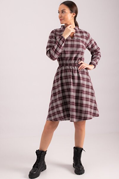 armonika Rochie evazată pentru femei, cu decolteu în V, cu talie elastică, cu...