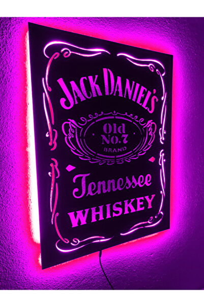 dekoraven Jack Daniels Led Işıklı Tablo