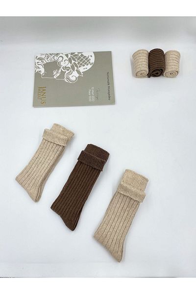 izaycollection STD 3 'ЧАСТИ СПЕЦИАЛНА ВЪЛНА АЛПАКА ДЕРБИ УНИСЕКС БОТУШИ ЧОРАПИ Класически