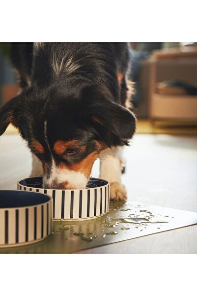 IKEA Mama Kabı Altlığı 50x33 Cm Evcil Hayvan Su Kabı Için Altlık Kedi Köpek Yemek Kabı Matı