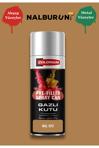 Colorium K7 Ral Renkleri 400 Ml Özel Doldurulmuş Selülozik Mat Sprey Boya Ral...