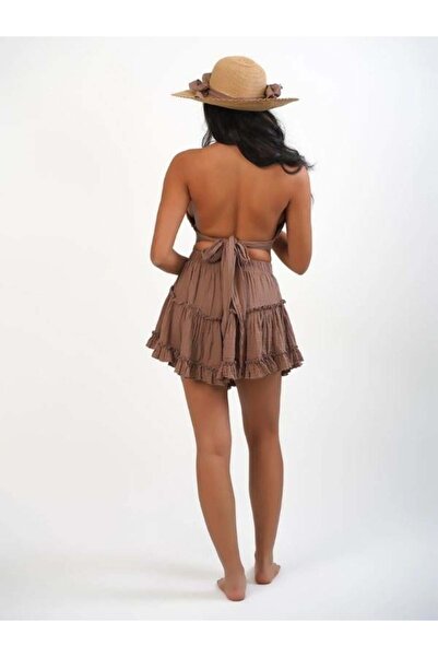 Zekids Муслин с триъгълно деколте и връзки, стандартен размер