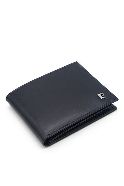 Pierre Cardin Men's Leather Wallet Navy Blue - 3234o15