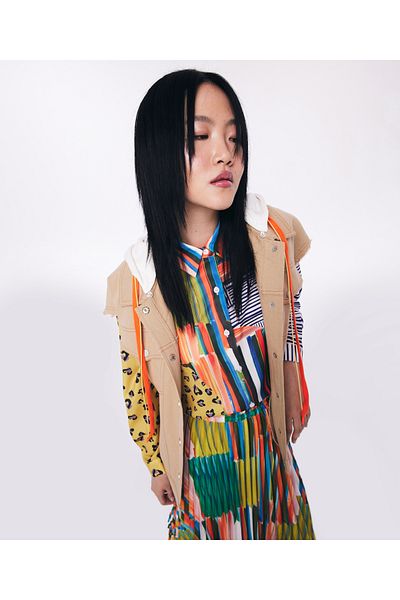 Twist Denim NATURAL Vest - Comfortable Fit