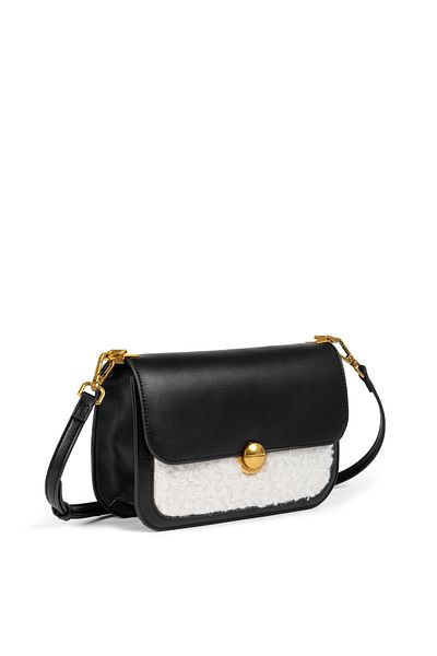 İpekyol Colorblock bag with faux fur