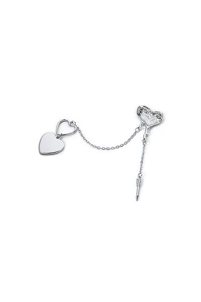 Twist Heart Brooch