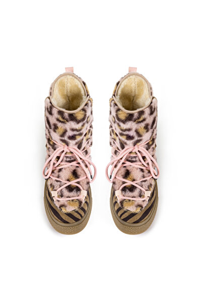 Twist Pattern Mix Boots