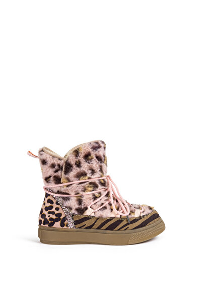 Twist Pattern Mix Boots