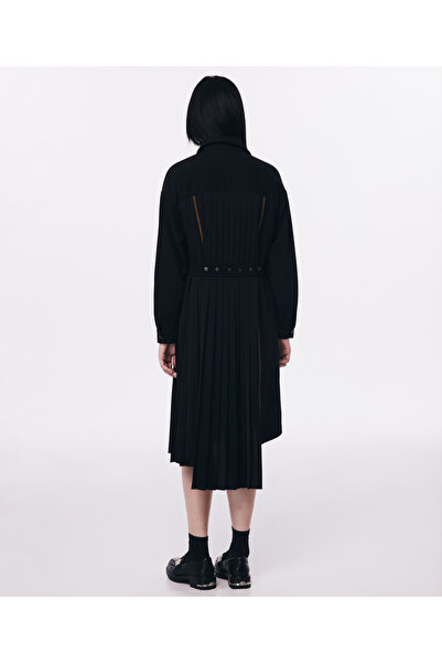 Twist Black Woven Dress