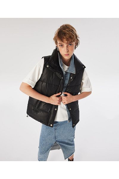 Twist Black Denim Coat