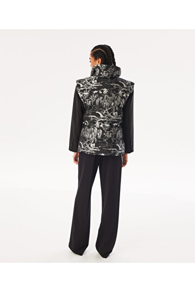 Twist Black Woven Coat - TW 6230012049001