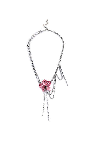 Twist Metal Floral Necklace - TW 6230051033122