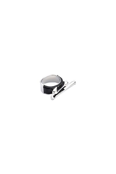 Twist Metal Ring - Contrast Color