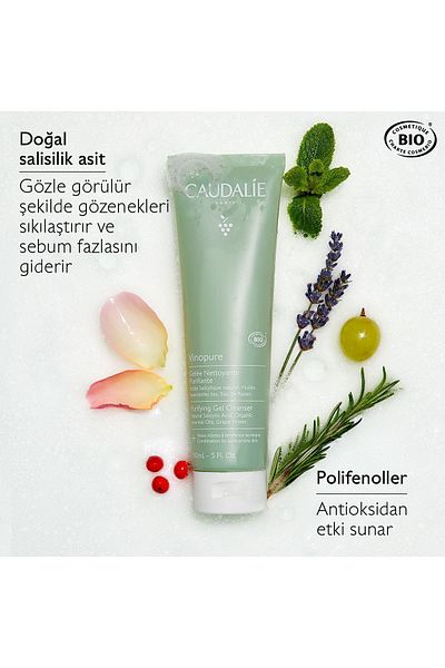 Caudalie جل التنظيف فينو بيور - 150 مل