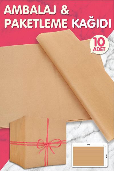 t tuğset etiket Kraft Gift Package, New Year's Dowry Pendant Packaging Paper, Packaging Paper 50x70 Cm 10 Pieces-t359