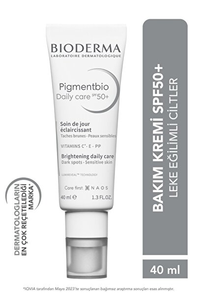 Bioderma PIGMENTBİO DAILY CARE SPF50 SKIN RENEWAL SUNSCREEN VITAMIN E AND C CREAM 40 ML GKHAİR1362
