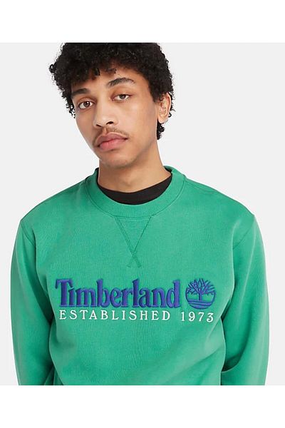 Timberland Λογότυπο Κεντημένο πίσω πινέλο Crew Neck Tb0a65dded31