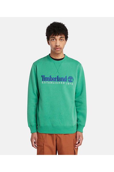 Timberland Λογότυπο Κεντημένο πίσω πινέλο Crew Neck Tb0a65dded31