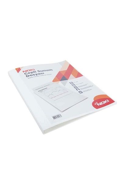 Noki 40 Sheets White Pocket Presentation File