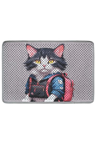MatGo 40x60cm Washable Cat Toilet - Double Layer, Liquid Proof, Non-Slip Mat with Sifter