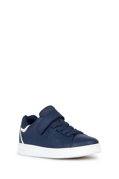 Geox Chlapecké tenisky s námořnickou modrou Eclyper Banded Sneaker J36Lsa000Bcc4002