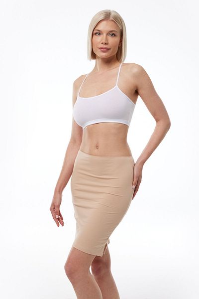 Malabadi Căptușeală pentru fustă nudă de damă modal skinny Jupon 1056