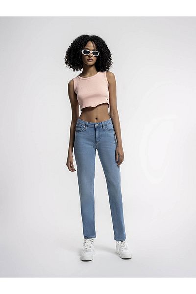 Loft Pantaloni de jeans albaștri pentru damă - Lf2036084