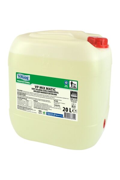 Viking Vp Mıx Matıc Sert Sularda Etkili Endüstriyel Bulaşık Makinesi Deterjan...