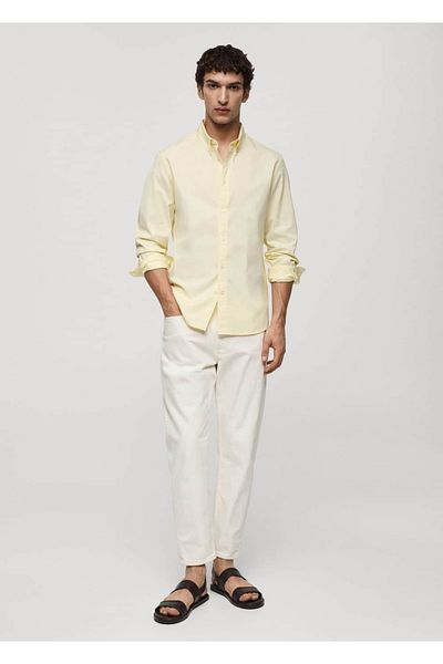 MANGO Man Regular Fit 100% Cotton Shirt