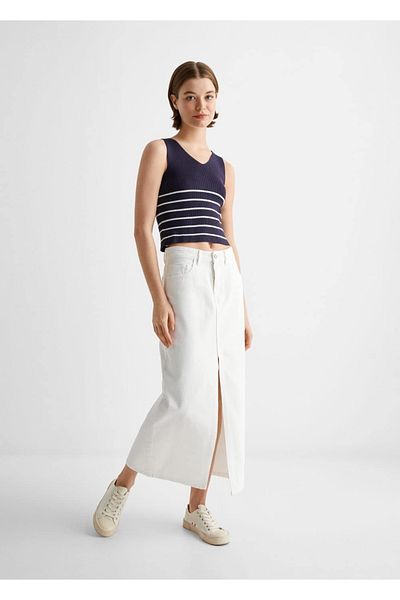 Mango Teen White Skirt for Kids