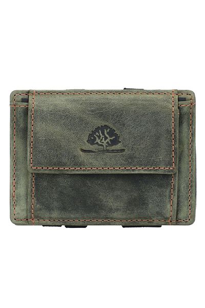 Greenburry Vintage Magic wallet RFID leather 10 cm