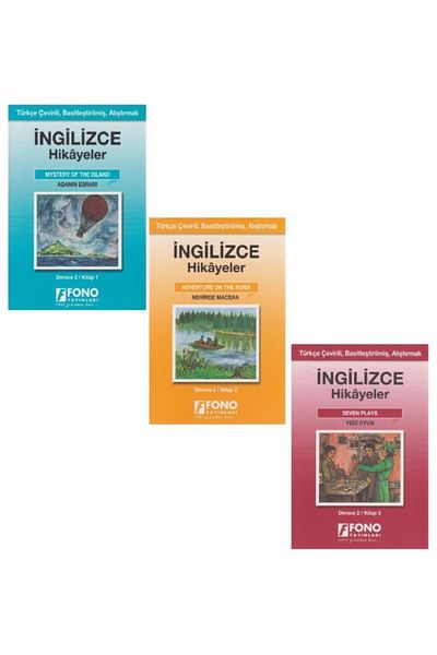 Fono Yayınları Fono English Turkish Stories Grade 2 (3 Books)