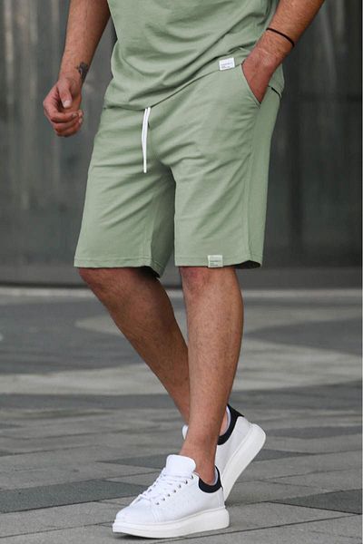 Madmext Grüne Basic Herren Shorts 6501