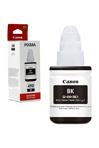 Canon Gı-490 Pixma G1411 Orjinal siyah mürekkep kartuşu 135ml.