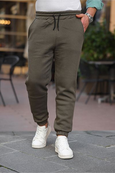 comstar Ανδρικό ελαστικό στη μέση Jogger Khaki Sweatpants