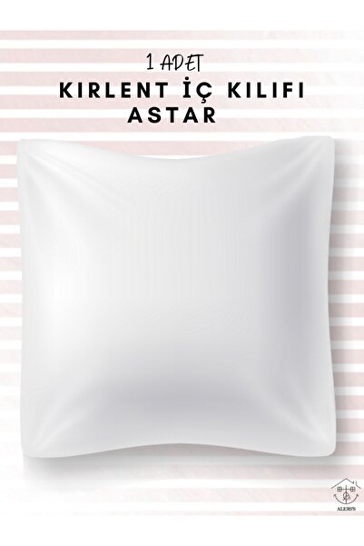 ALERSS 1 Adet Fermuarlı Kırlent İç Kılıfı, Beyaz Yastık Astar, Minder, Mitil,...