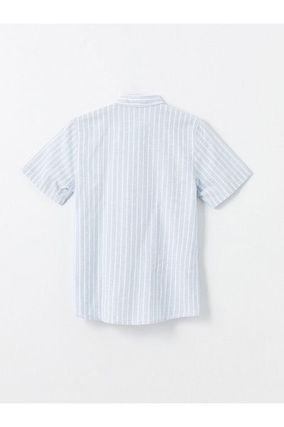 LC Waikiki Boy's Shirt - LCW Striped Linen Mix